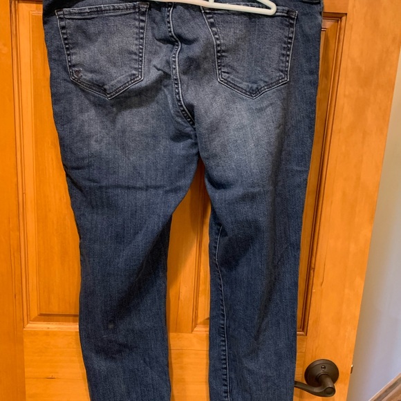 Kut From the Kloth Ankle Straight Leg - blue Glory Wash, size 14 - Picture 4 of 5